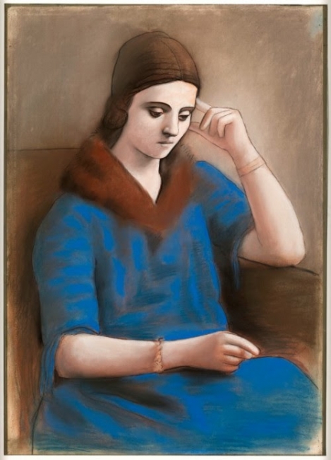 Olga Picasso en el museo Picasso de Málaga
